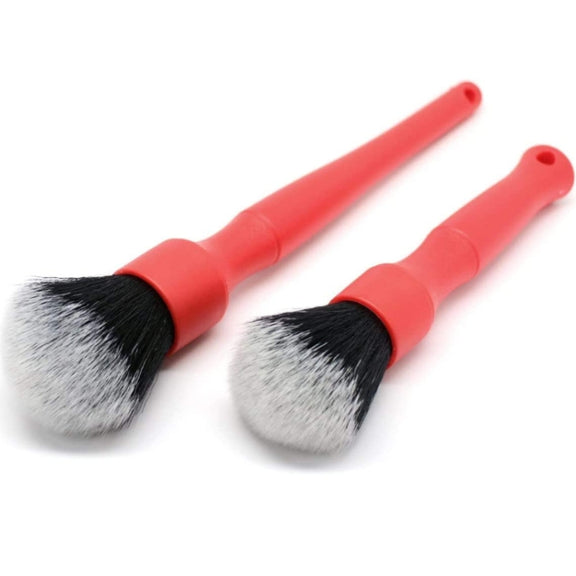 Car Air Conditioner Outlet Brush Interior Cleaning Soft Brush, Specification: Small+Large(Red)