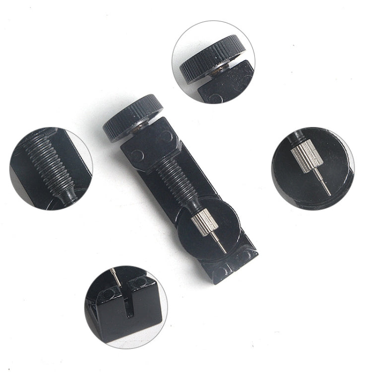 Metal Adjustable Height Watch Band Link Pin Remover(Black)