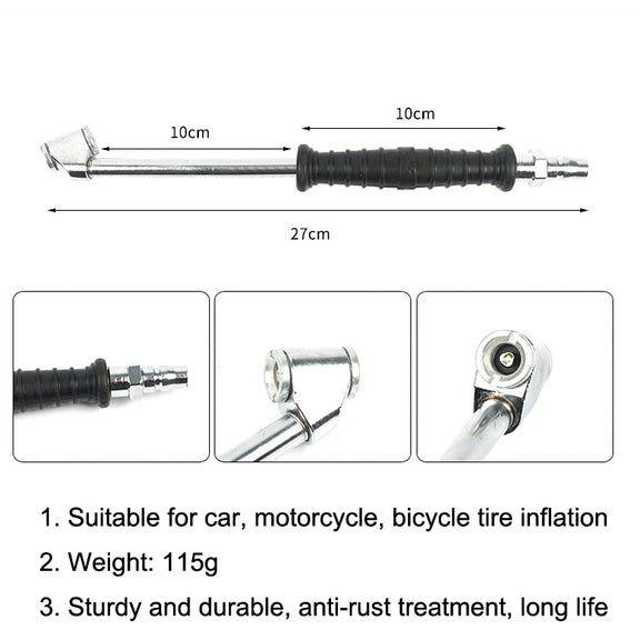 Car Tire Double-Ended Air Nozzle, Specification: Globe