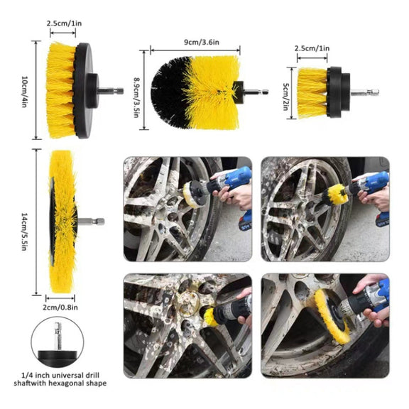 19 PCS / Set Car Wheel Cleaning Brush Interior Detail Brush
