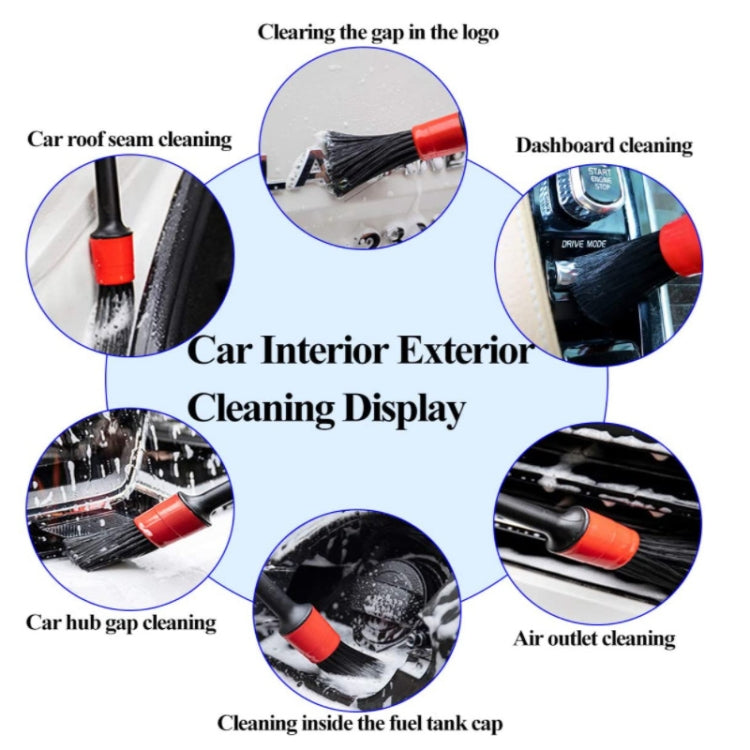 11 PCS / Set Soft Detail Brush Water-resistant Car Wash Gloves
