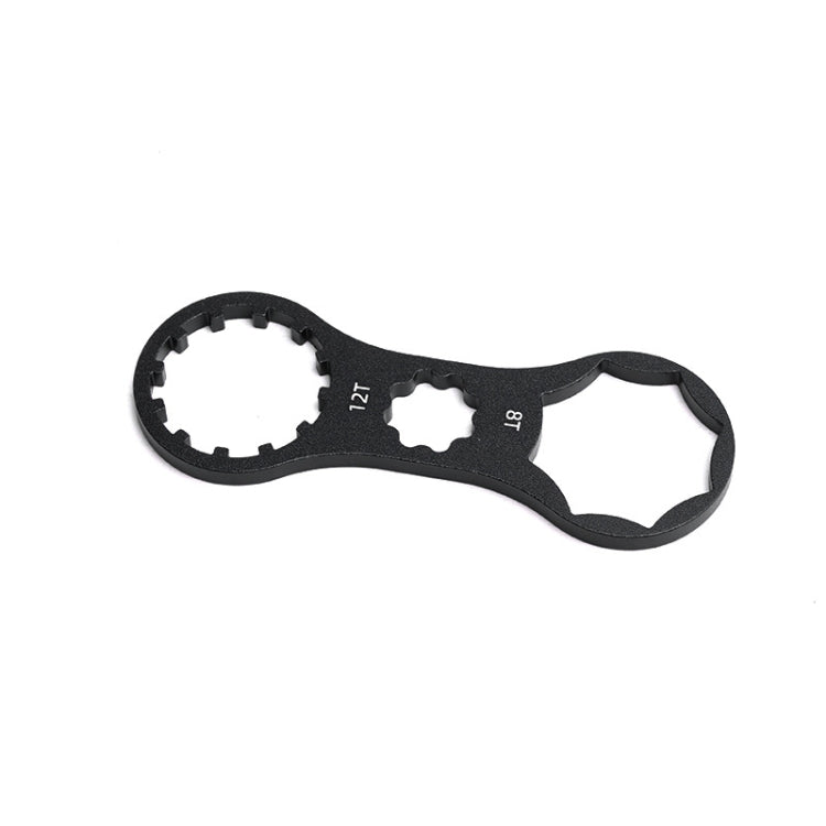 Bike Aluminum Alloy Shock Absorber Disassembly Repair Tool(Black)