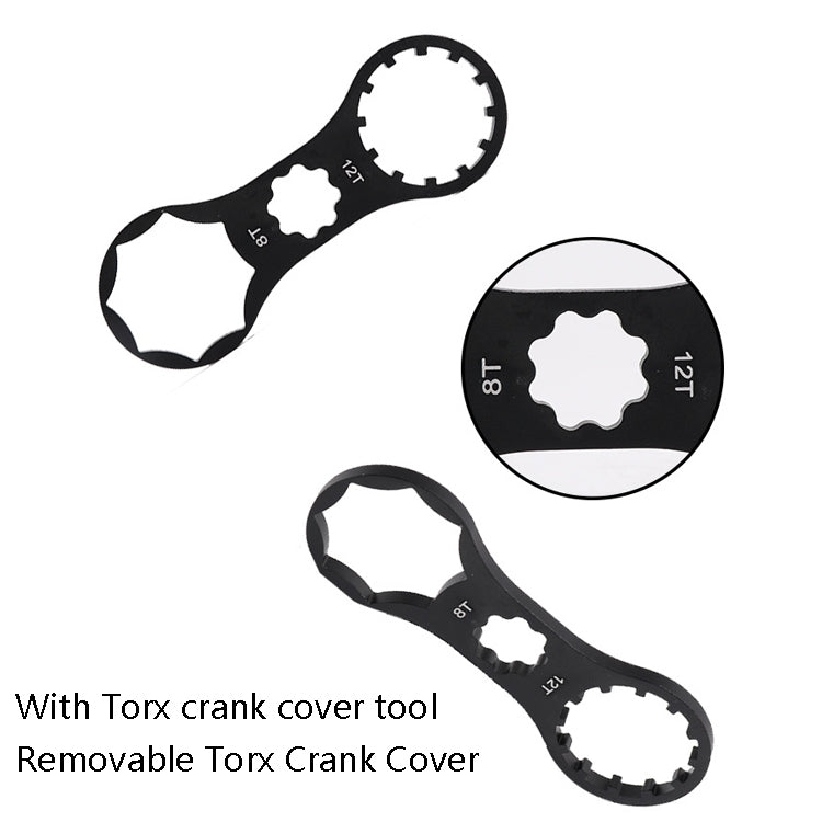 Bike Aluminum Alloy Shock Absorber Disassembly Repair Tool(Black)