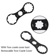 Bike Aluminum Alloy Shock Absorber Disassembly Repair Tool(Black)