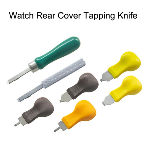 10 PCS Watch Rear Cover Tapping Knife Watch Opener, Style: Orange Flat-blade Mouth