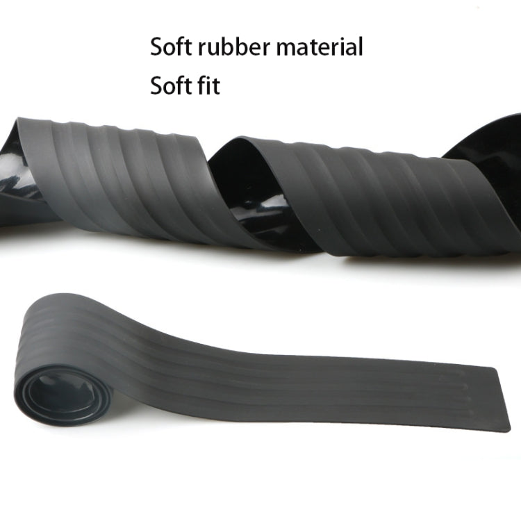 Car Tail Box Threshold Anti-Collision Strip, Color: Black Red 8x90cm