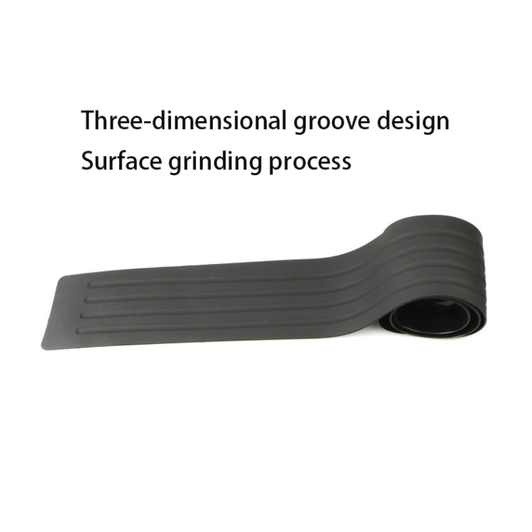 Car Tail Box Threshold Anti-Collision Strip, Color: Black Red 8x90cm