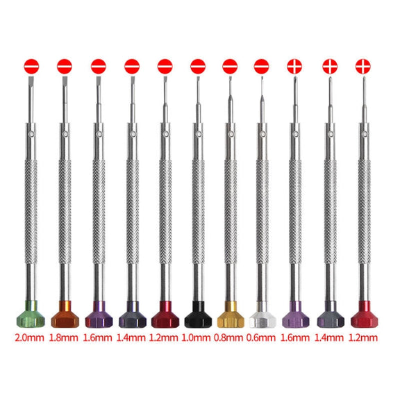 3 PCS LSD5075 Color Screwdriver Watch Repair Tool, Model: 1.2mm Crosshead