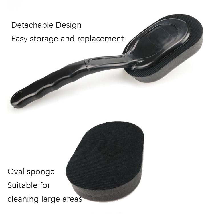 3 Sets LT001 Long Shank Sponge Brush(Handle+Sponge)