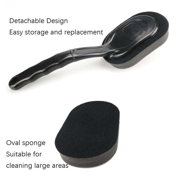 3 Sets LT001 Long Shank Sponge Brush(Handle+Sponge)