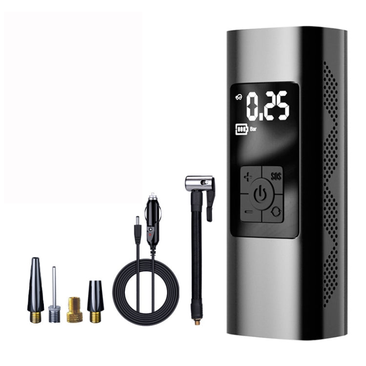 Car Portable Digital Display Electric Air Pump, Specification: 2712 Wired Version
