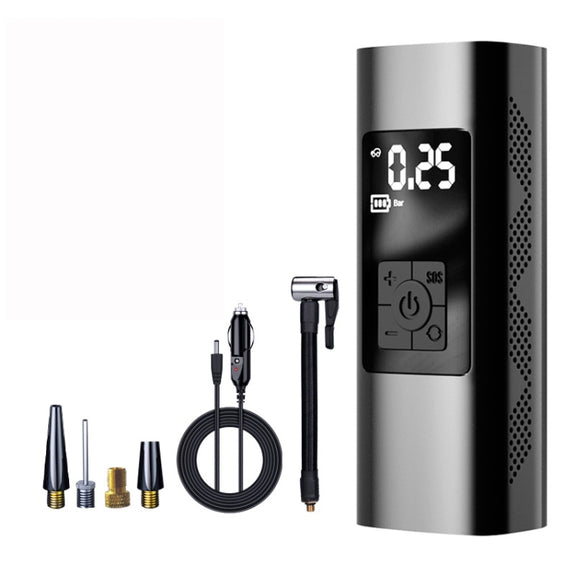 Car Portable Digital Display Electric Air Pump, Specification: 2712 Wired Version