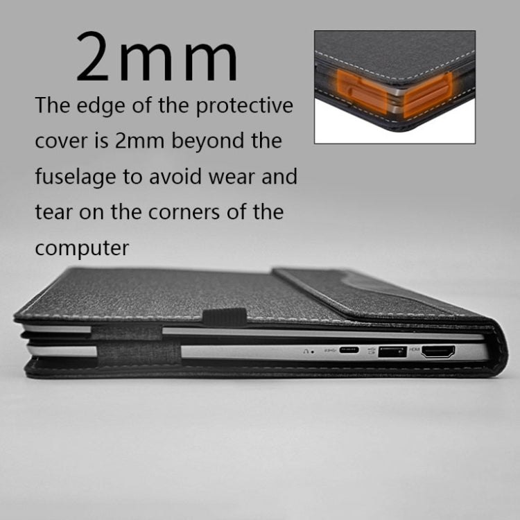 Laptop Anti-Drop Protective Case For Lenovo XiaoXin Air 13(Dark Gray)