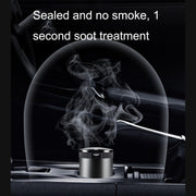Car Ashtray With LED Ambient Light(Gray)