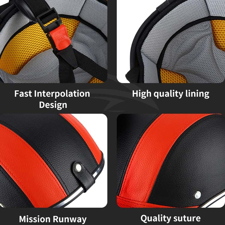 BSDDP A0322 Summer Half Helmet Lightweight Safety Helmet(Blue)