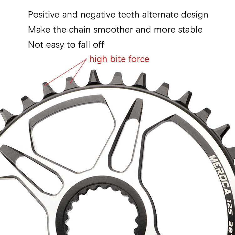 MEROCA Positive And Negative Teeth Repair Disc For Shimano M7100/8100/9100(38T Single Disk)