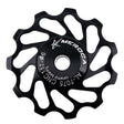 MEROCA Ceramic Bearing Mountain Bike Guide Wheel(11T Black) - Guide wheels by MEROCA | Online Shopping South Africa | PMc TechLife | Buy Now Pay Later Mobicred