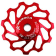 MEROCA Ceramic Bearing Mountain Bike Guide Wheel(13T Red) - Guide wheels by MEROCA | Online Shopping South Africa | PMc TechLife | Buy Now Pay Later Mobicred