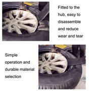 2pcs Flat Tire Labor-Saving Beading Rod (Yellow)