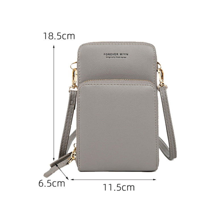 SJ617 Multifunctional Touch Screen Phone Bag Single-shoulder Bag(Black)