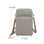 SJ617 Multifunctional Touch Screen Phone Bag Single-shoulder Bag(Black)