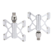 LP LitePro K5 Folding Bkie Aluminum Alloy Bearin Pedals(Silver)