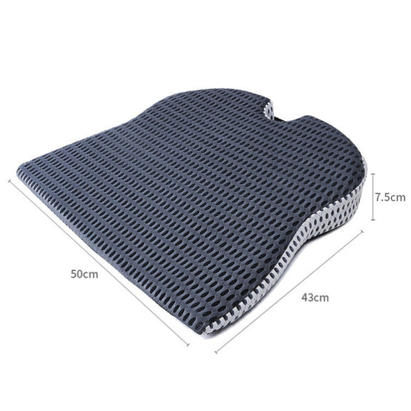 QFC040 U-shaped TThickened Memory Foam Car Seat Cushion(Black)
