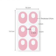 Latex Anti-Wear Callus Protection Sticker(Skin Color Elliptical)