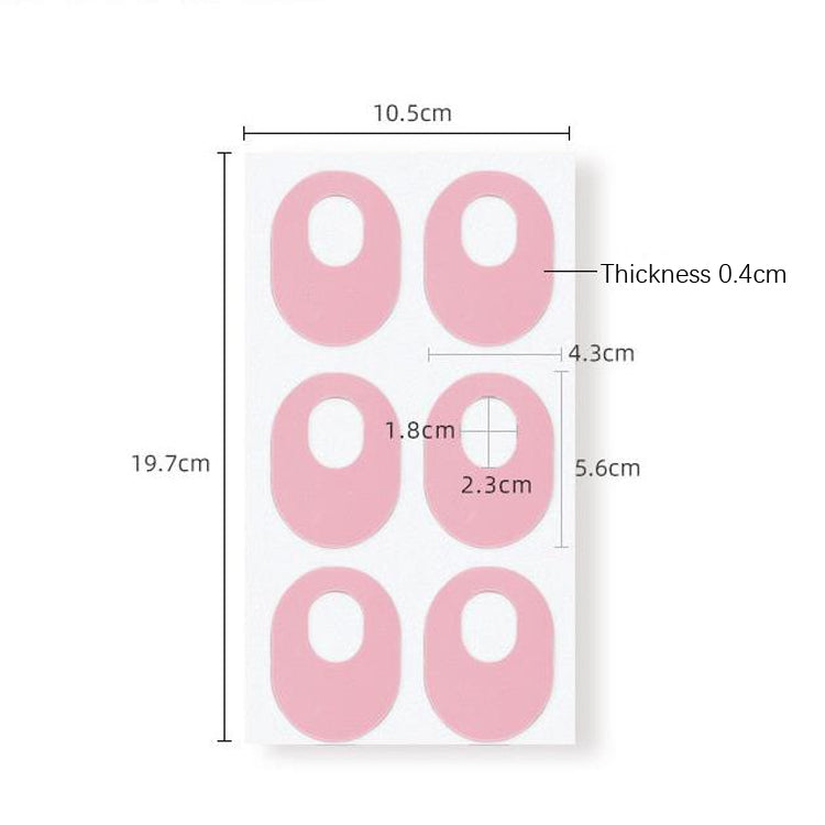 Latex Anti-Wear Callus Protection Sticker(Skin Color Elliptical)