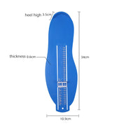 Adult Foot Gauge Universal Measuring Instrument(Black)