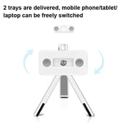 UP-1S Foldable Laptop Stand Mobile Phone Tablet Desktop Stand(White)