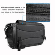 AFISHTOUR FM2021 Large Capacity Water-resistant Motorcycle Rear Seat Bag, Color: Black