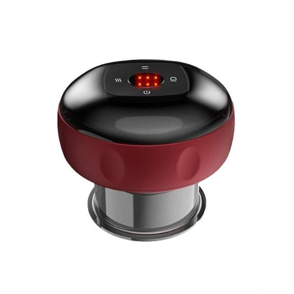 6-speed USB Plug-in Electric Cupping Massage Device(Red Wine)