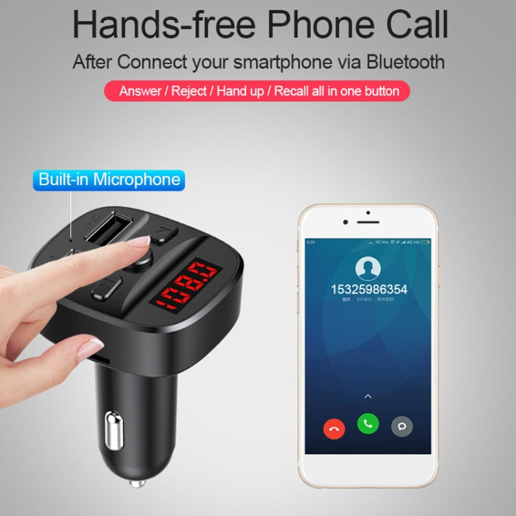 T60 Car MP3 Bluetooth Player Charger