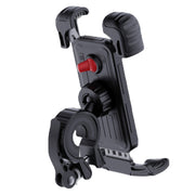 YYS-443-1 Bicycle Push Type Mobile Phone Navigation Bracket(Black)