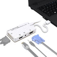 Cabledeconn D0407 HDMI VGA DVI Connection HDTV Monitor Cable(White) - Converter by PMC TechLife | Online Shopping South Africa | PMC TechLife | Buy Now Pay Later Mobicred
