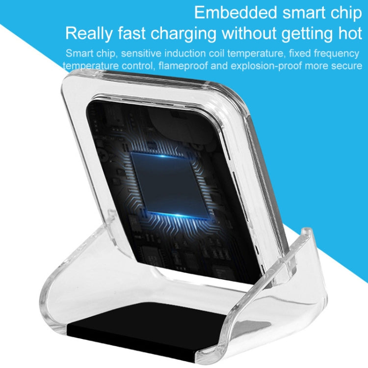 A9191 10W 3 in 1 Multifunctional Vertical Wireless Charger(Black)