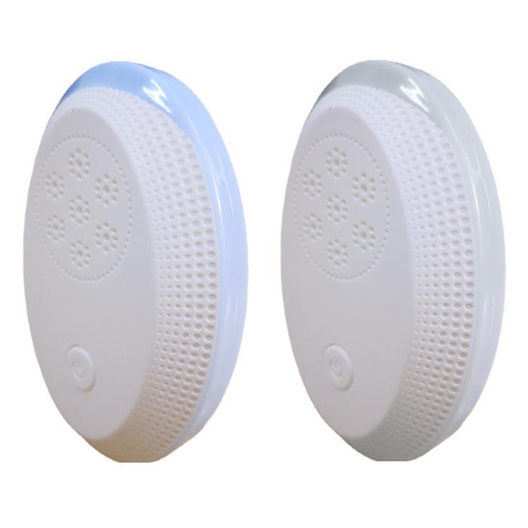 Ultrasonic Mosquito Rat Repellent Night Light, Specification: EU Plug(Pearl White)