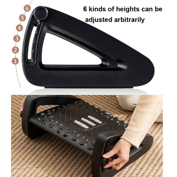 Office Computer Set Up Foot Stool Foot Massage Pedal(Pink)
