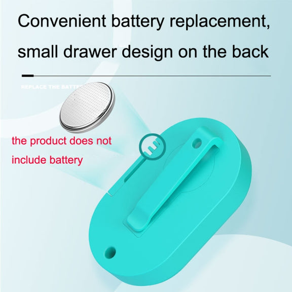 TS-07-08 Outdoor Portable Ultrasonic Children Mosquito Repellent Buckle(White)