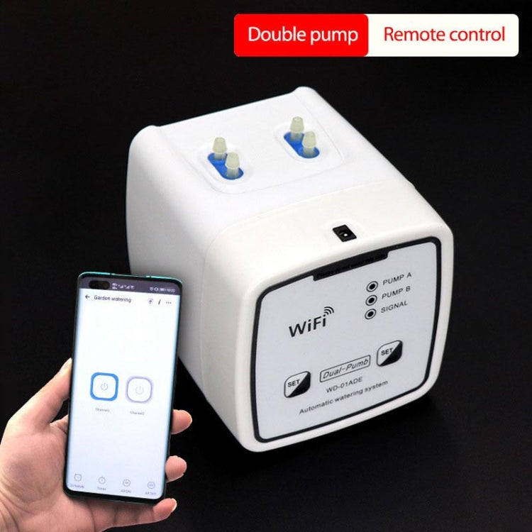 WD-01ADE WIFI Gardening Drip Irrigation Controller, Specification: Double Pump 20 Pots(AU Plug)