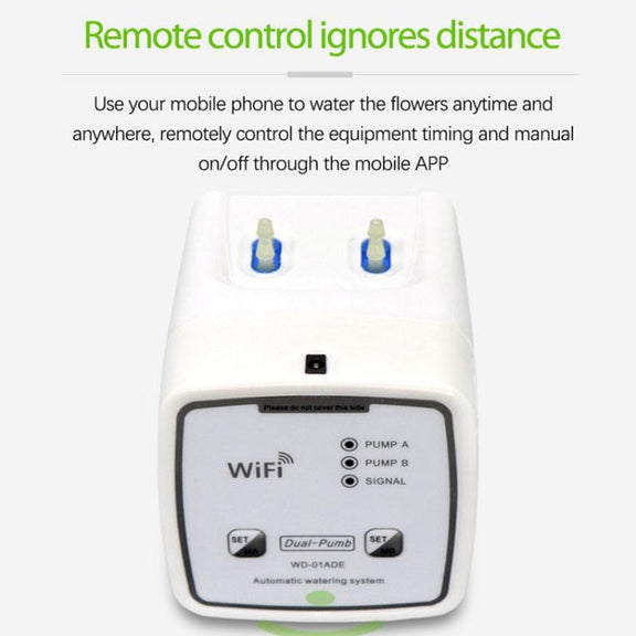 WD-01ADE WIFI Gardening Drip Irrigation Controller, Specification: Double Pump 20 Pots(AU Plug)