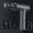 BG-128 6-speed Mini Convenient Massage Gun With 6 Massage Heads,CN Plug(Gray) - free shipping - PMC TechLife - Order now!