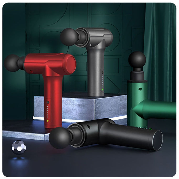 BG-128 6-speed Mini Convenient Massage Gun With 6 Massage Heads,CN Plug(Back)