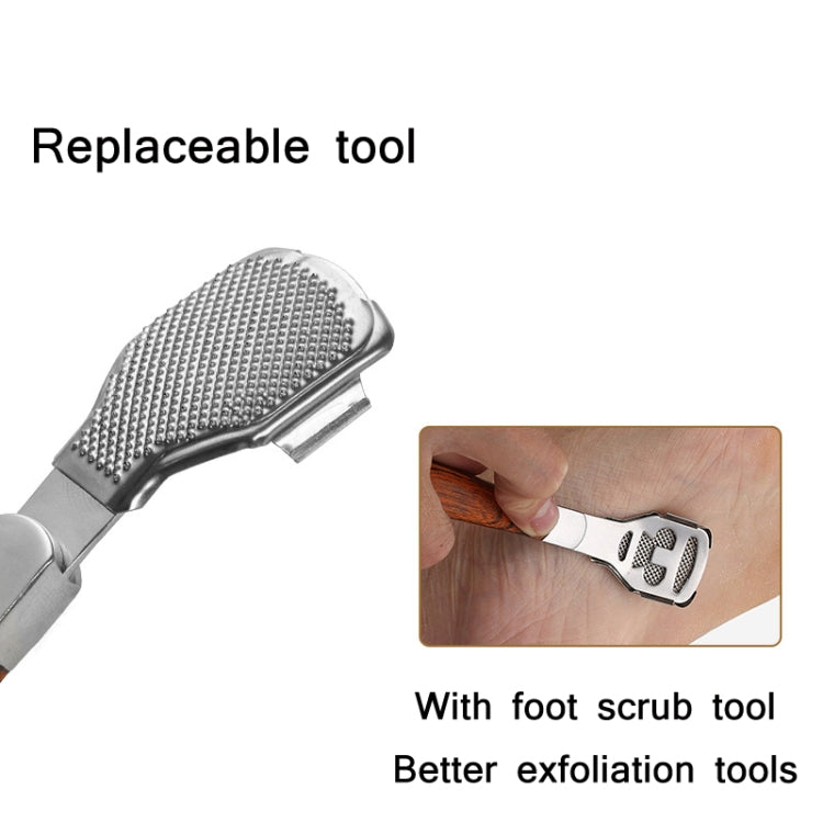 Pedicure Knife For Dead Skin Calluses Tool Set, Specification: Colorful Wooden Iron Box