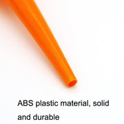 10 PCS Car Hands-Free Plastic Refueling Funnel(Orange)