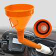 10 PCS CY12 Free Handband Filter Plastic Funnel(Orange) - Hand Tool Sets by PMC TechLife | Online Shopping South Africa | PMC TechLife | Buy Now Pay Later Mobicred