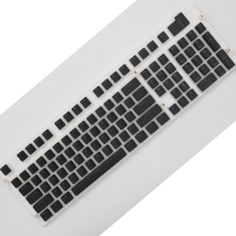 Pudding Double-layer Two-color 108-key Mechanical Translucent Keycap(White)