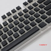 Pudding Double-layer Two-color 108-key Mechanical Translucent Keycap(White)