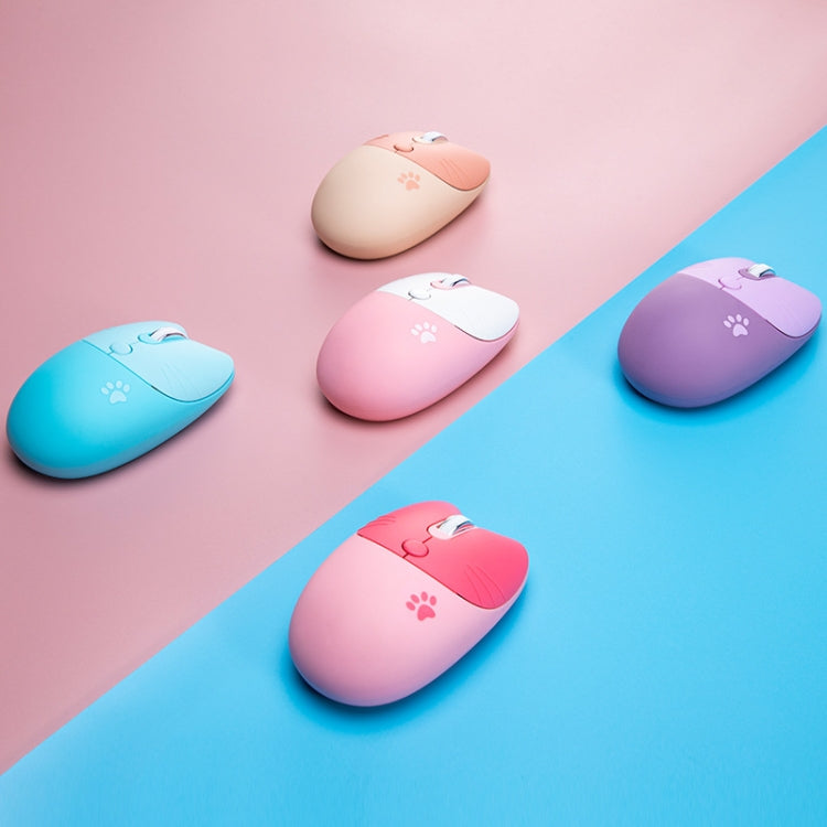 M3 3 Keys Cute Silent Laptop Wireless Mouse, Spec: Wireless Version (Milk Tea)